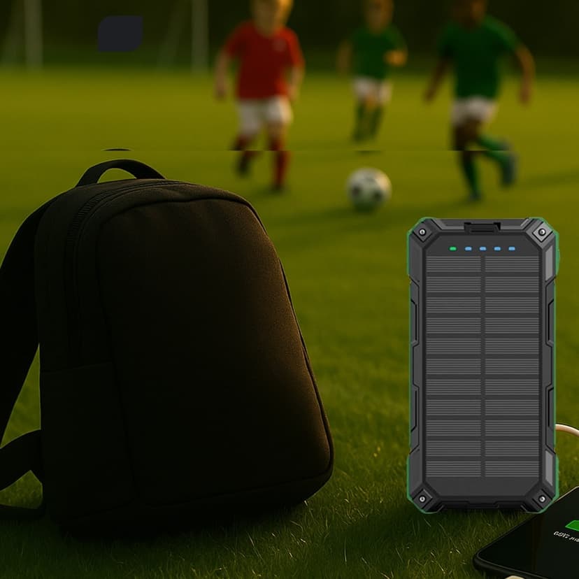 Avyra Solar Powerbank 20000mAh 15W Draadloos Opladen - 22.5W Snellader